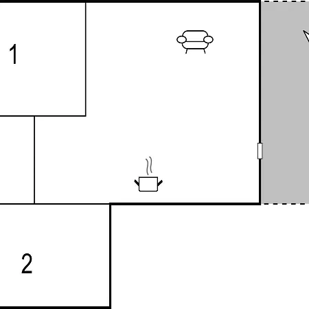 Two-bedroom In شقة *